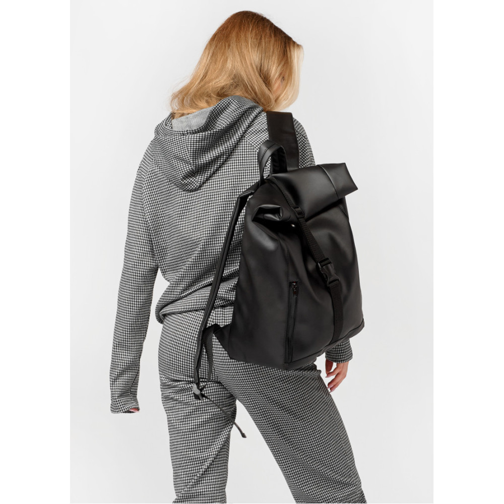 Рюкзак Sambag унісекс RollTop LZT чорний 43 х 31 х 14 см (24208001)