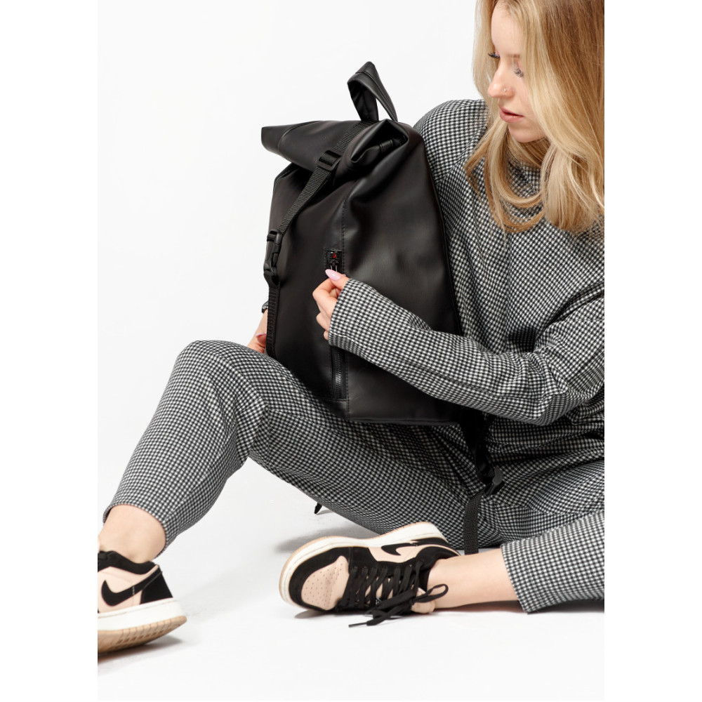 Рюкзак Sambag унісекс RollTop LZT чорний 43 х 31 х 14 см (24208001)