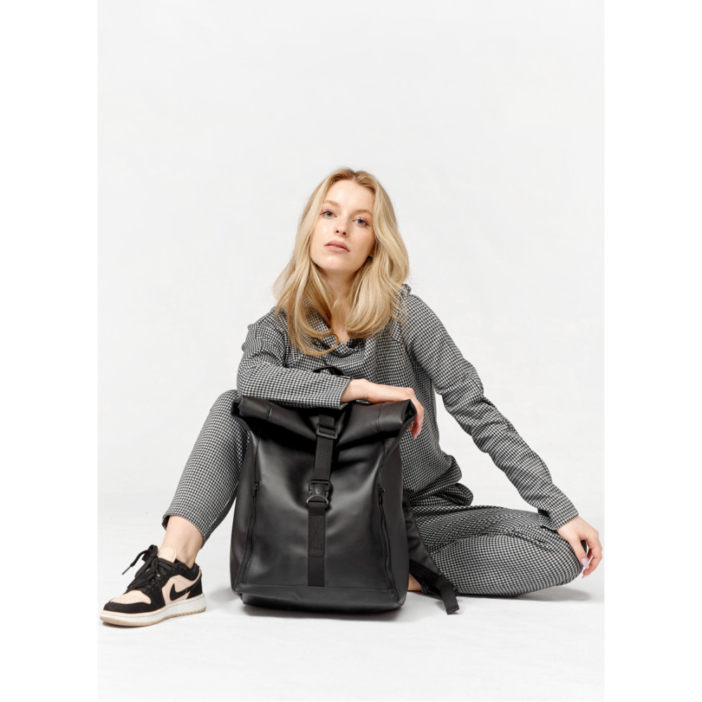 Рюкзак Sambag унісекс RollTop LZT чорний 43 х 31 х 14 см (24208001)