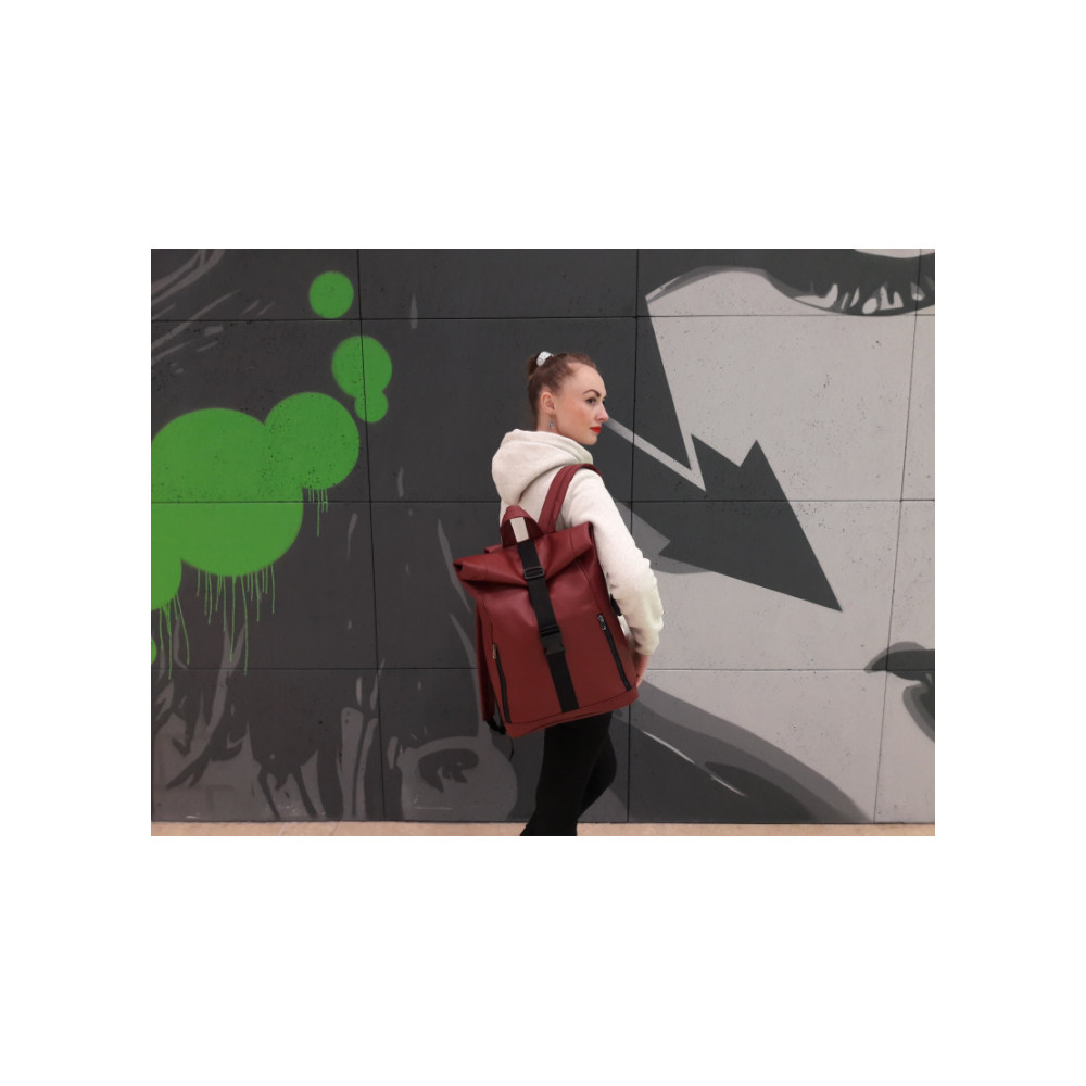 Рюкзак Sambag унісекс RollTop LZT бордо 43 х 31 х 14 см (24208005)