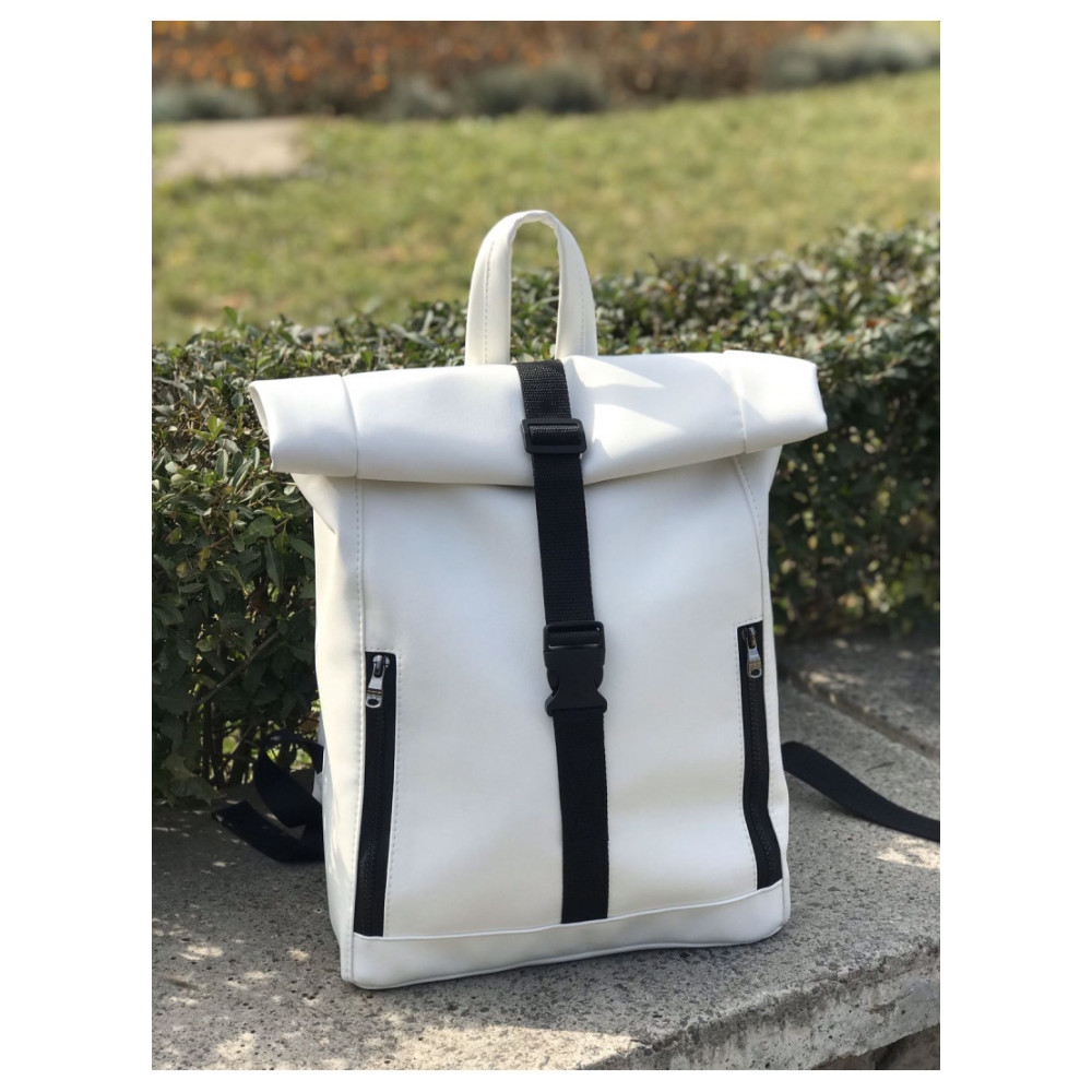 Рюкзак Sambag унісекс RollTop LZT білий 43 х 31 х 14 см (24208008)