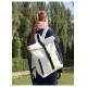 Рюкзак Sambag унісекс RollTop LZT білий 43 х 31 х 14 см (24208008)