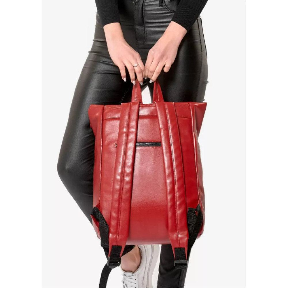 Жіночий рюкзак Sambag RollTop One Червоний 41 х 30 х 16 см (24208017)