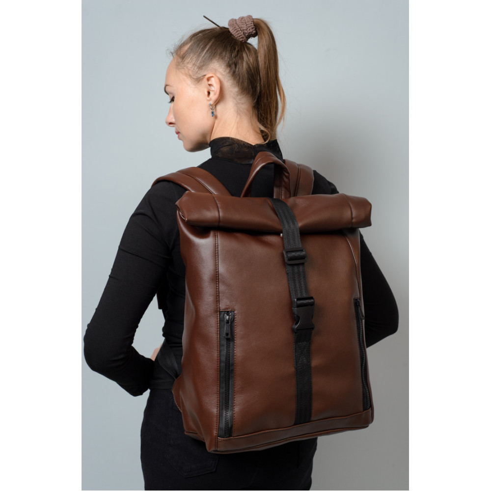 Рюкзак Sambag Roll коричневий 24208020