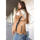 Жіночий рюкзак Sambag RollTop One бежевий 41 х 30 х 16 см (24208026)