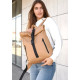 Жіночий рюкзак Sambag RollTop One бежевий 41 х 30 х 16 см (24208026)
