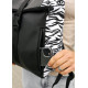 Чоловічий рюкзак Sambag Roll Top One чорний принт "Zebra" 41 х 30 х 16 см (24208146m)