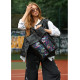 Женский рюкзак Sambag ROLLTOP ONE ABSTRACT черный 41 x 30 x 16 см (24208710)