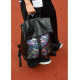 Женский рюкзак Sambag ROLLTOP ONE ABSTRACT черный 41 x 30 x 16 см (24208710)