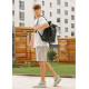 Чоловічий рюкзак Sambag RollTop LSHm чорний 43 х 31 х 14 см (24211001m)