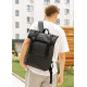 Чоловічий рюкзак Sambag RollTop LSHm чорний 43 х 31 х 14 см (24211001m)
