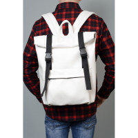 Мужской рюкзак Sambag унисекс RollTop LSHm белый 43 х 31 х 14 см (24211008m)