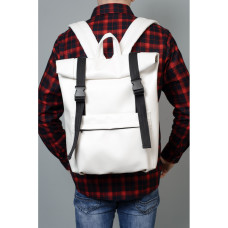 Мужской рюкзак Sambag унисекс RollTop LSHm белый 43 х 31 х 14 см (24211008m)
