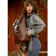 Жіночий рюкзак Sambag RollTop Milton шоколадний 41 х 30 х 16 см (24211020)