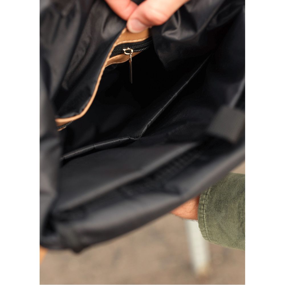 Чоловічий рюкзак Sambag RollTop MILTON бежевий 24211026m
