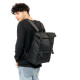 Чоловічий рюкзак Sambag RollTop Milton чорний тканевий 41 х 30 х 16 см (24211065m)