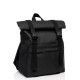 Чоловічий рюкзак Sambag RollTop Milton чорний тканевий 41 х 30 х 16 см (24211065m)