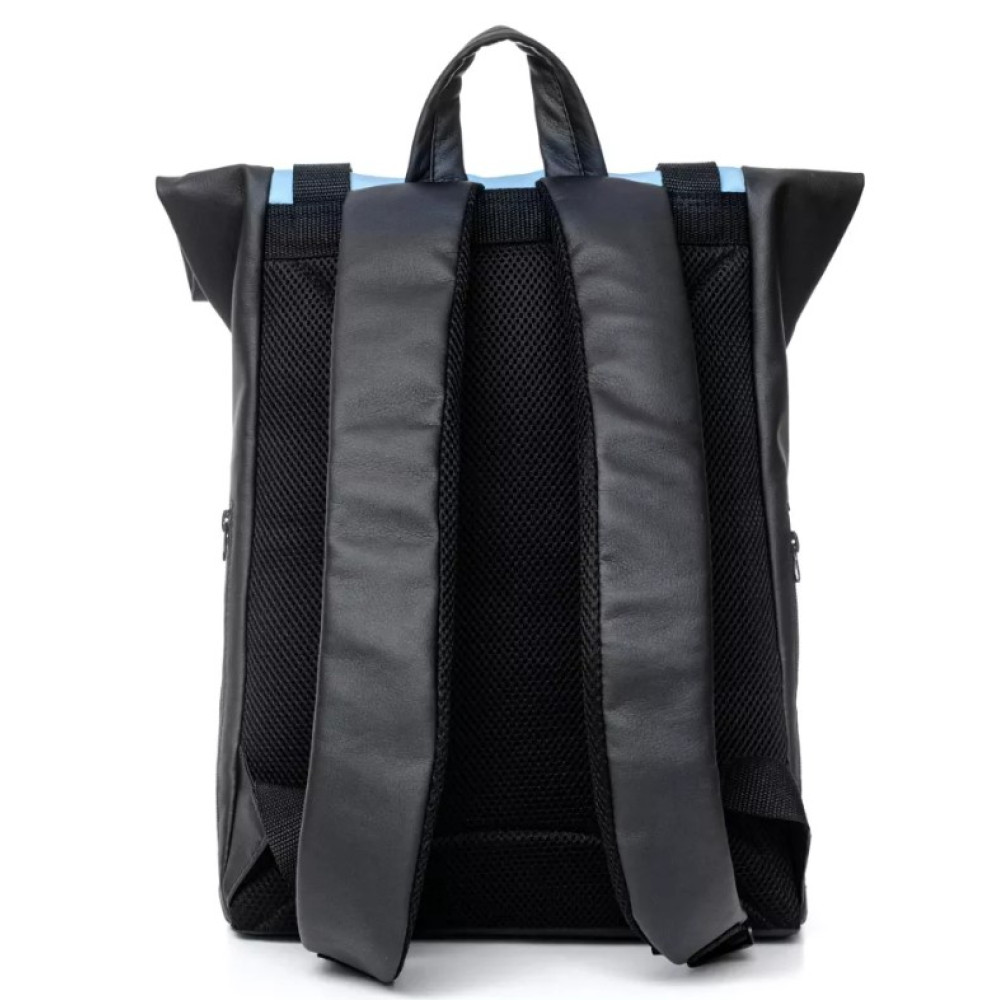 Чоловічий рюкзак Sambag RollTop LTH блакитний з жовтим 41 х 30 х 16 см (24231610m)