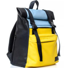 Мужской рюкзак Sambag RollTop LTH голубой с желтым 41 х 30 х 16 см (24231610m)