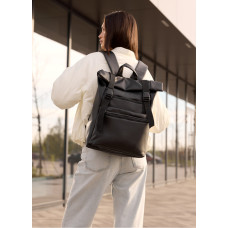 Рюкзак Sambag унісекс RollTop LTT чорний 43 х 31 х 14 см (24238001)