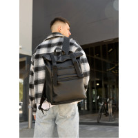 Мужской рюкзак Sambag RollTop LTTm черный 43 х 31 х 14 см (24238001m)