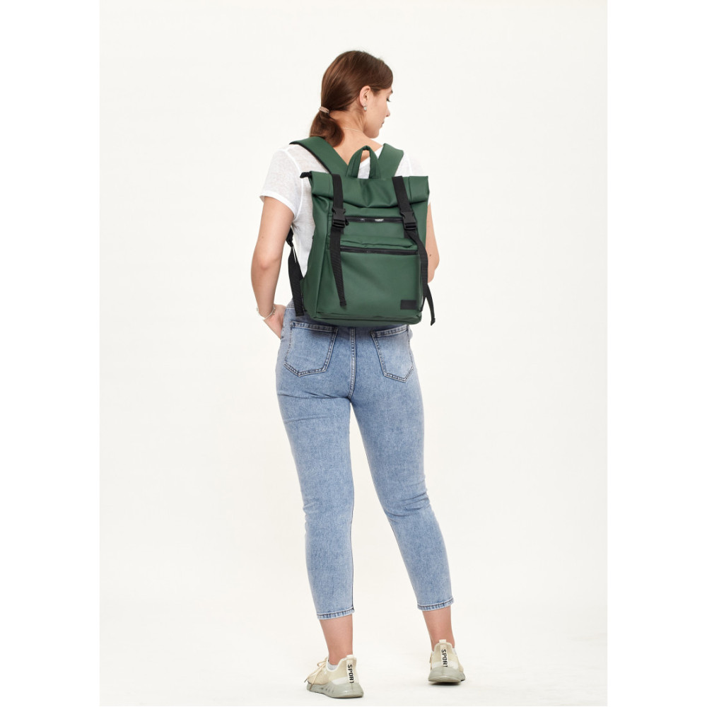 Рюкзак ролл Sambag унісекс RollTop LTT зелений 41 x 30 x 16 см (24238007)