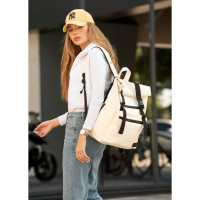 Рюкзак ролл Sambag унісекс RollTop LTT білий 41 x 30 x 16 см (24238008)