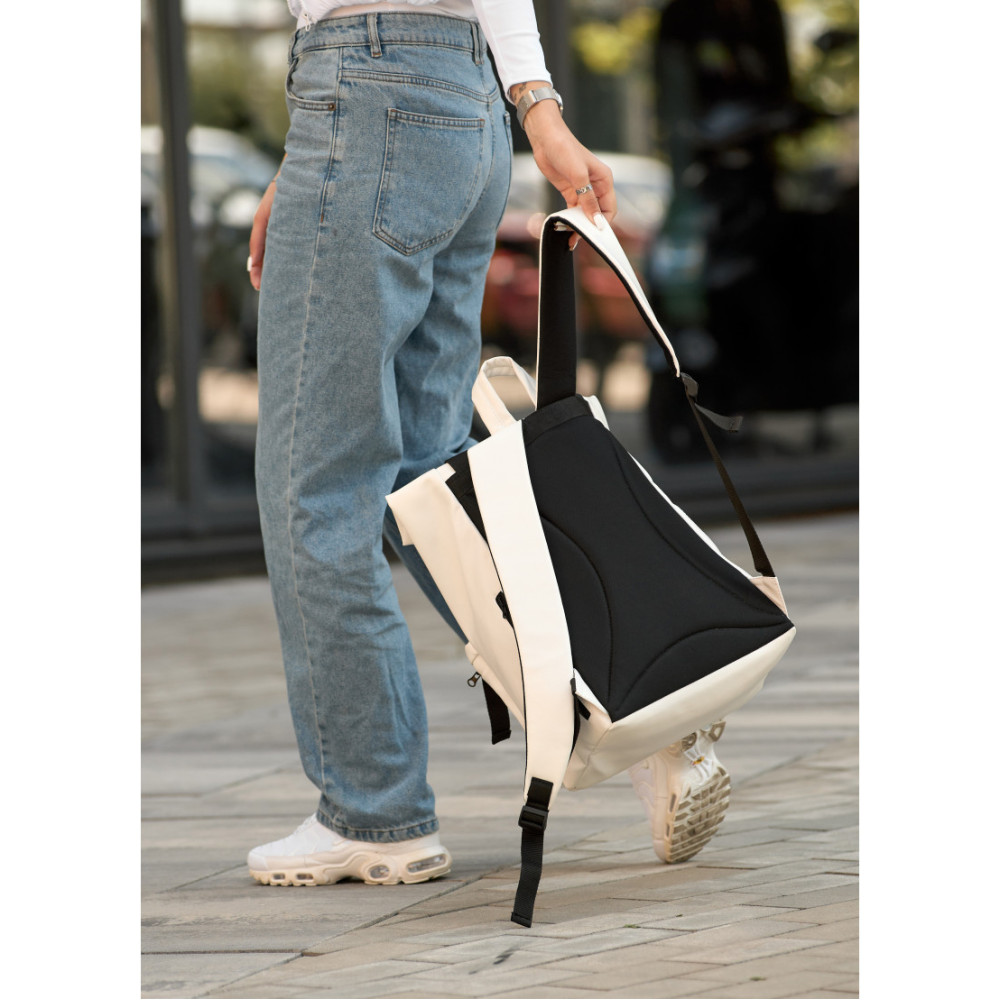Рюкзак ролл Sambag унісекс RollTop LTT білий 41 x 30 x 16 см (24238008)