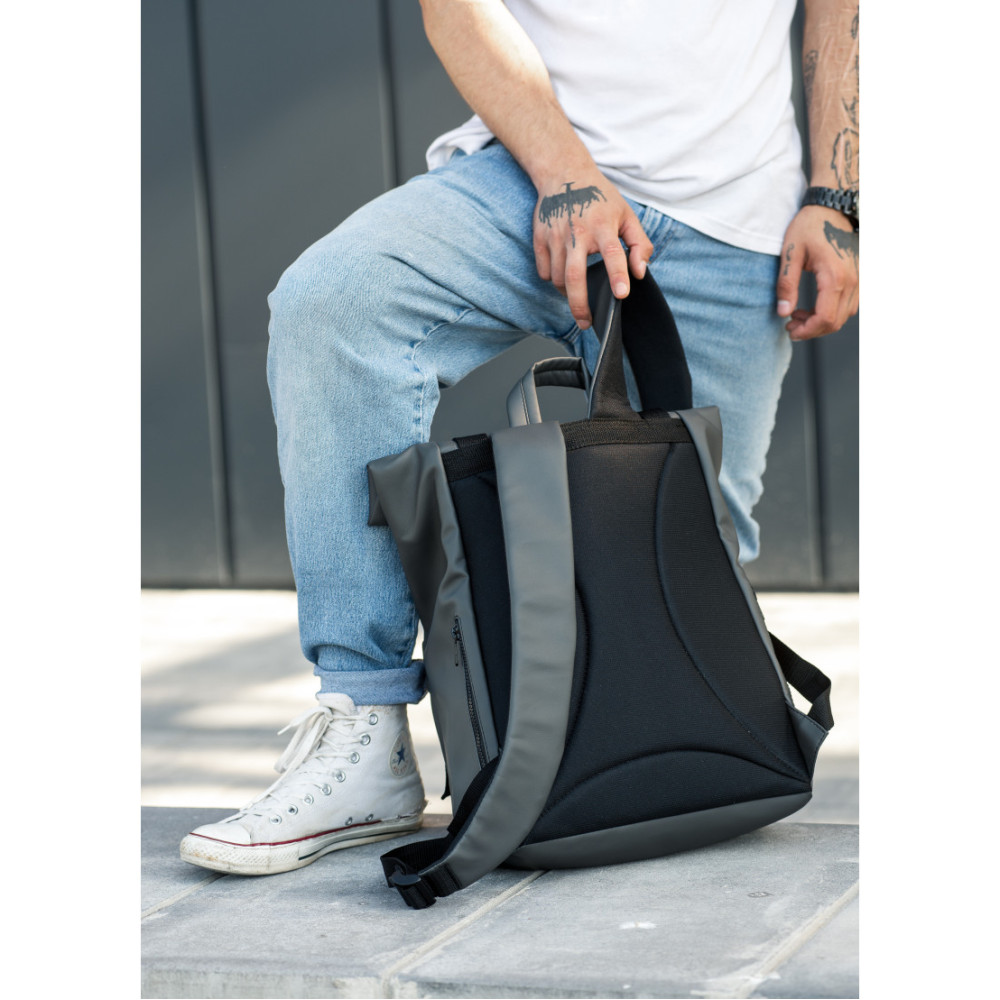 Мужской рюкзак Sambag RollTop Zard графитовый 31 х 30 х 16 см (24238009m)