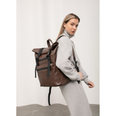 Рюкзак ролл Sambag унісекс RollTop LTT шоколадний 41 x 30 x 16 см (24238020)