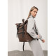 Рюкзак ролл Sambag унісекс RollTop LTT шоколадний 41 x 30 x 16 см (24238020)