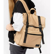 Женский рюкзак ролл Sambag Roll Top Zard бежевый 41 х 30 х 16 см (24238026)