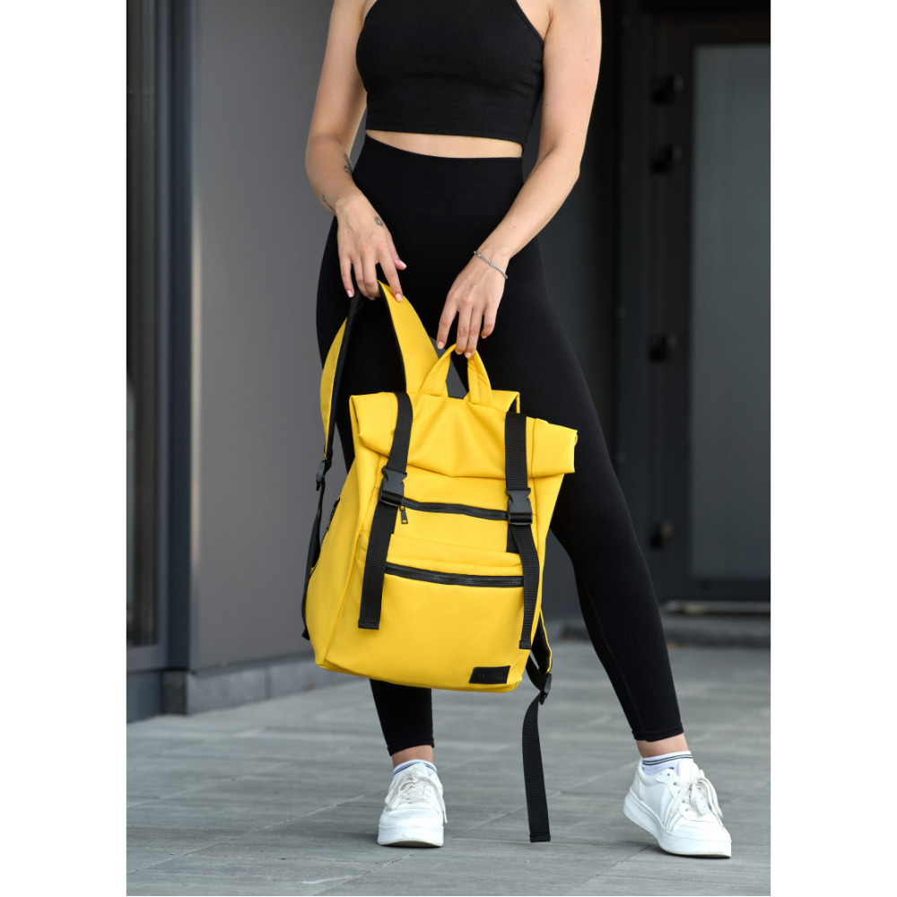 Женский рюкзак рол Sambag Roll Top Zard желтый 41 x 30 x 16 см (24238028)