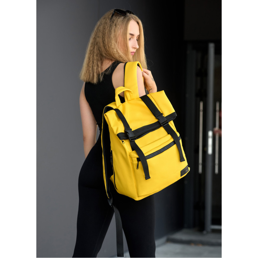Женский рюкзак рол Sambag Roll Top Zard желтый 41 x 30 x 16 см (24238028)