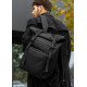 Мужской рюкзак Sambag RollTop ZARD черный тканевый 41 х 30 х 16 см (24238065m)