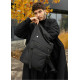 Мужской рюкзак Sambag RollTop ZARD черный тканевый 41 х 30 х 16 см (24238065m)