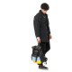 Чоловічий рюкзак Sambag ROLLTOP LTH чорний з прапором України 41 х 30 х 16 см (24238611m)