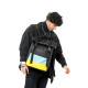 Чоловічий рюкзак Sambag ROLLTOP LTH чорний з прапором України 41 х 30 х 16 см (24238611m)