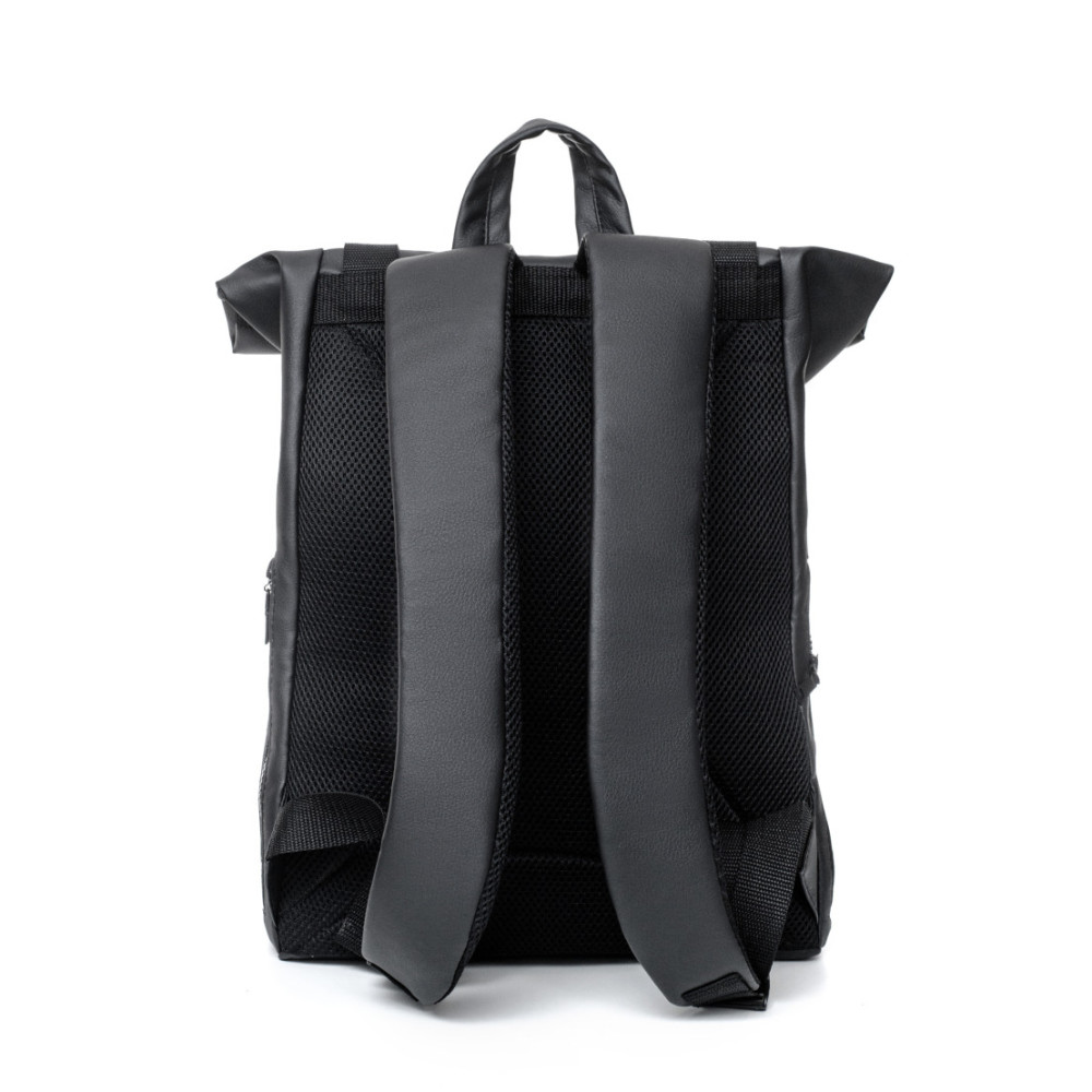 Чоловічий рюкзак Sambag ROLLTOP LTH чорний з прапором України 41 х 30 х 16 см (24238611m)
