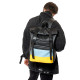 Чоловічий рюкзак Sambag ROLLTOP LTH чорний з прапором України 41 х 30 х 16 см (24238611m)