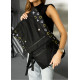 Жіночий рюкзак Sambag Roll Top чорний оксфорд 41 х 30 х 16 см (24238731)