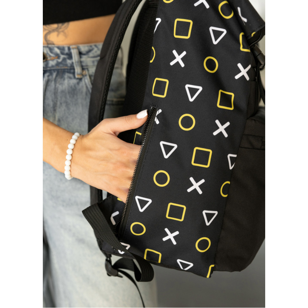 Жіночий рюкзак Sambag Roll Top чорний оксфорд 41 х 30 х 16 см (24238731)