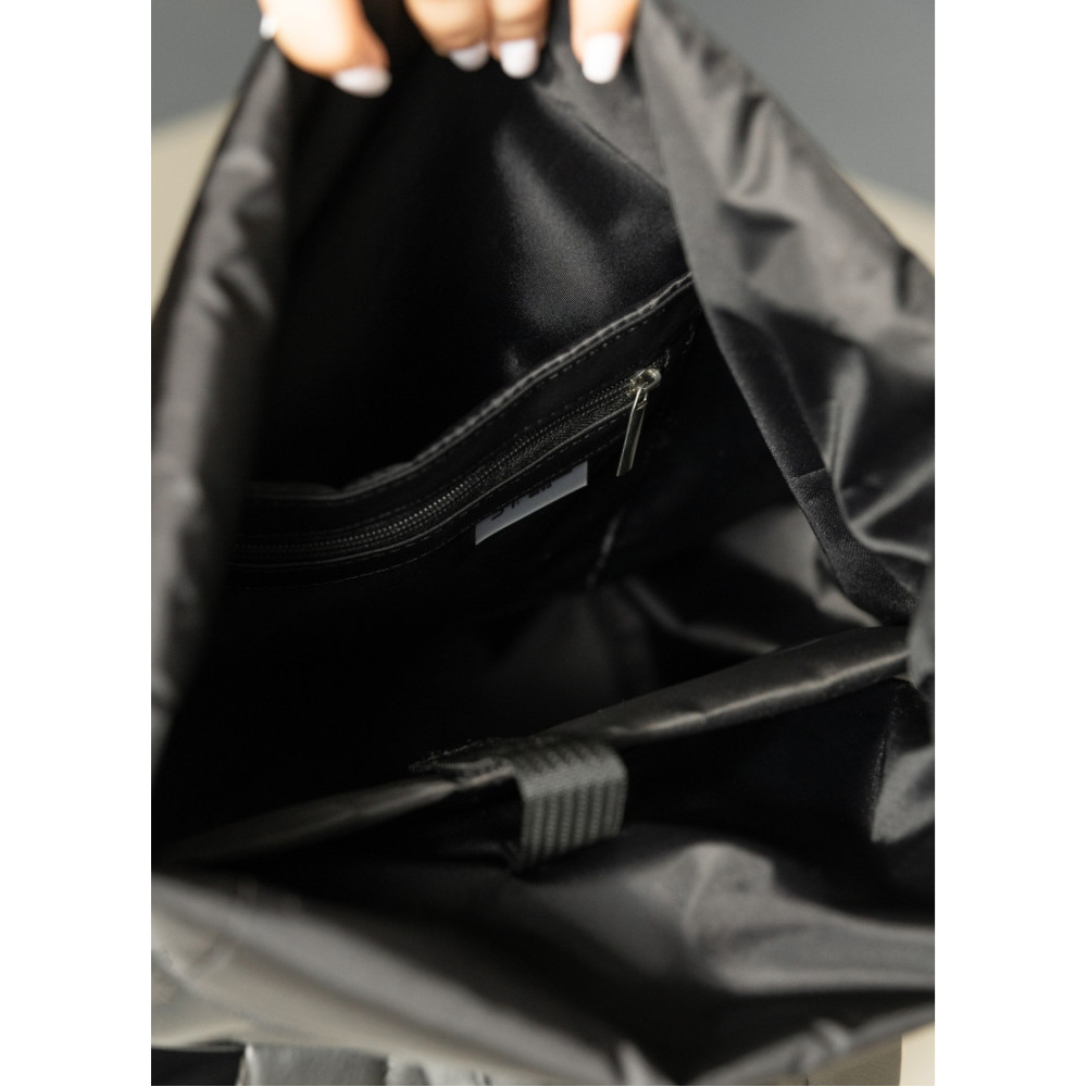 Жіночий рюкзак Sambag Roll Top чорний оксфорд 41 х 30 х 16 см (24238731)