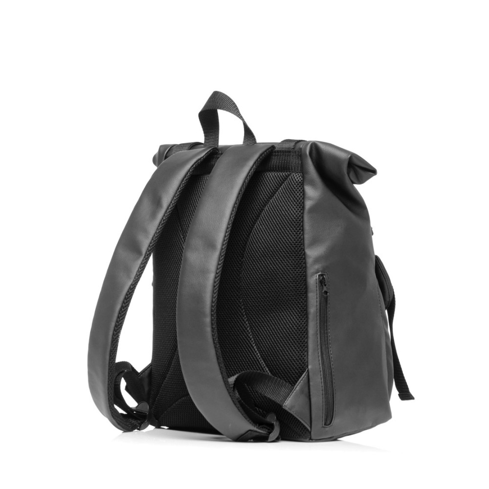 Женский рюкзак Sambag RollTop Milton черный 41 x 30 x 16 см (24251001)