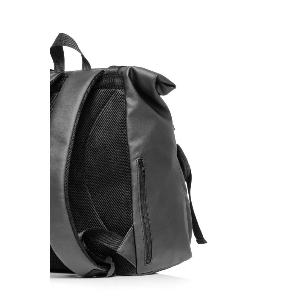 Женский рюкзак Sambag RollTop Milton черный 41 x 30 x 16 см (24251001)