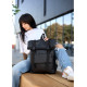 Женский рюкзак Sambag RollTop Milton черный 41 x 30 x 16 см (24251001)