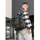 Чоловічий рюкзак Sambag RollTop Milton чорний 41 х 30 х 16 см (24251001m)