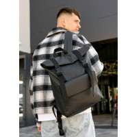 Чоловічий рюкзак Sambag RollTop Milton чорний 41 х 30 х 16 см (24251001m)