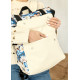 Жіночий рюкзак ролл Sambag RollTop Milton з принтом Blue flowers 41 х 30 х 16 см (24251722)