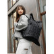 Жіночий рюкзак Sambag RollTop KZN чорний 41 х 27 х 18 см (24300702)